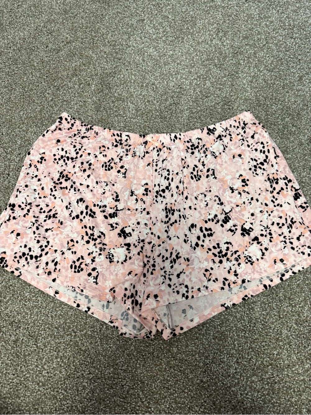 Flora Nikrooz Pink Floral Print Athletic Shorts